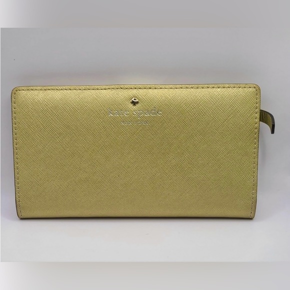 kate spade Handbags - Kate Spade Metallic gold wallet